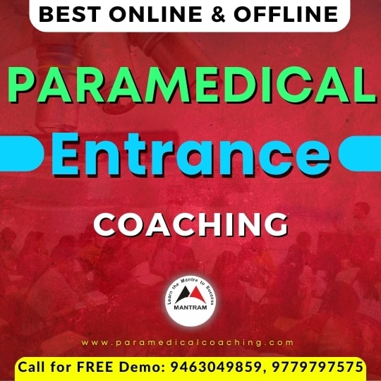 Online Paramedical Entrance Coaching