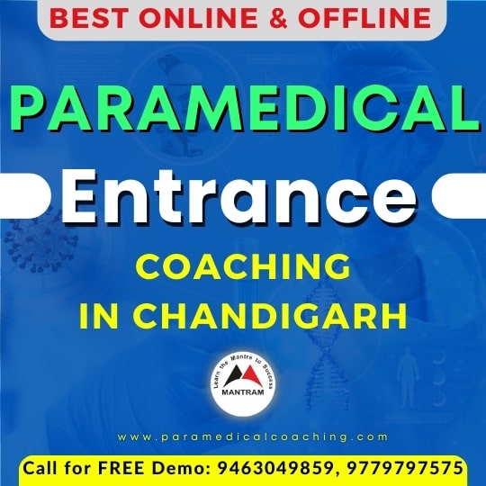 Paramedical Entrance Coaching in Chandigarh